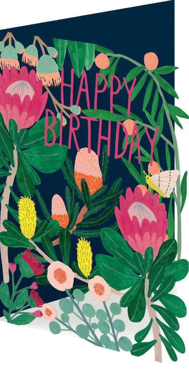 Happy Birthday  Lasercut card single