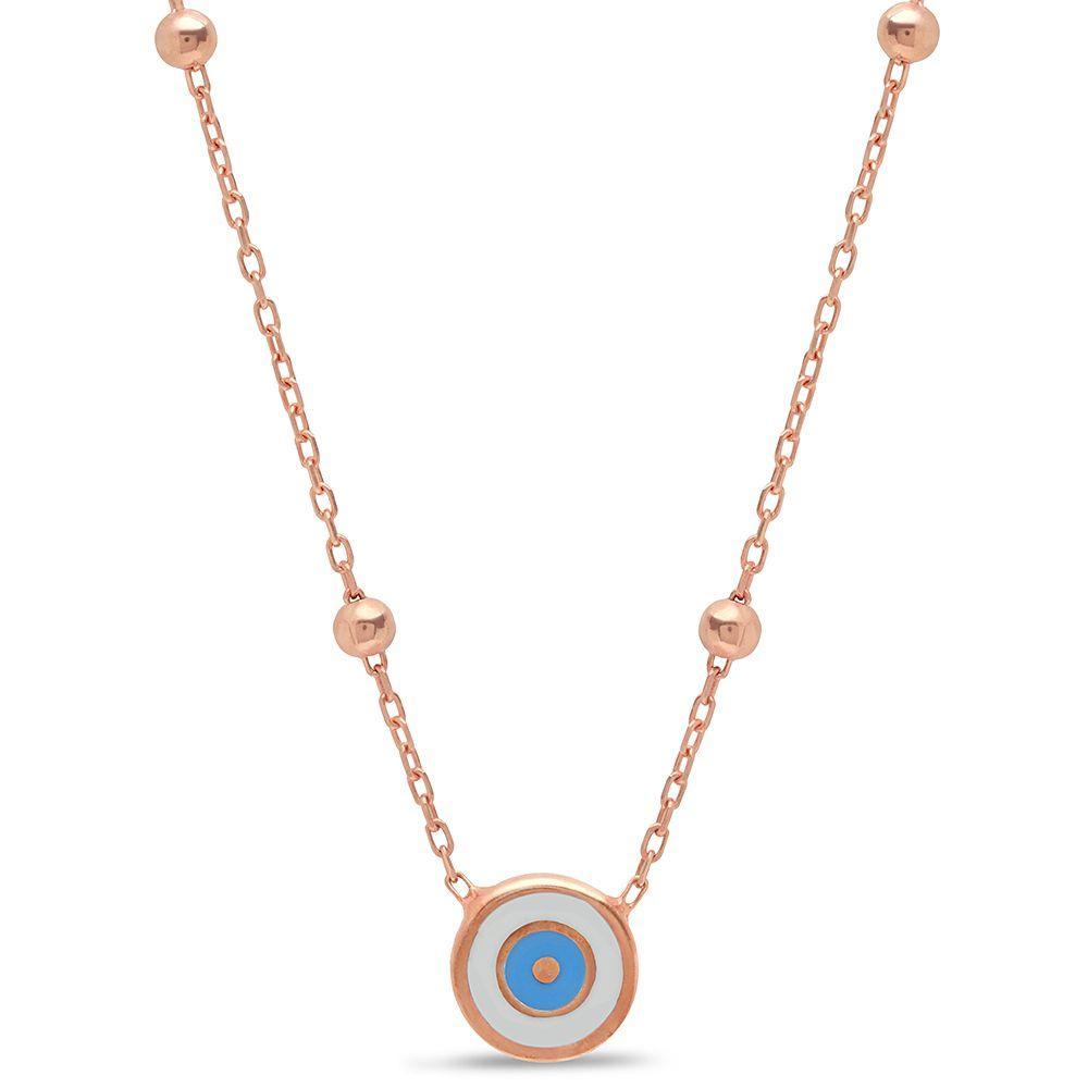 Ball Chain Evil Eye Necklace