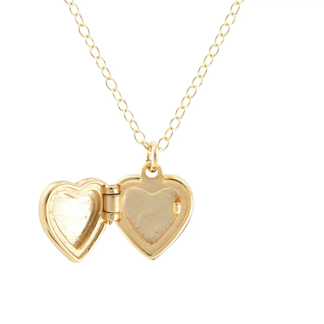 Enamel Heart Locket - Multiple Colors