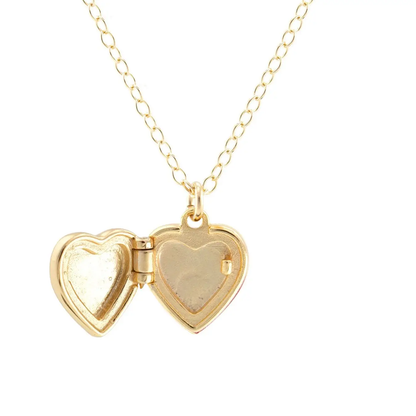 Enamel Heart Locket - Multiple Colors