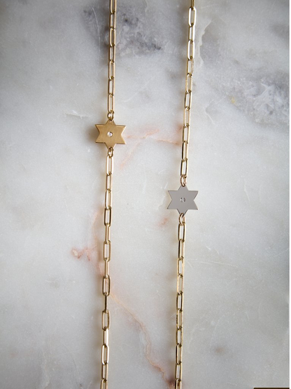 Dani Jewish Star Necklace