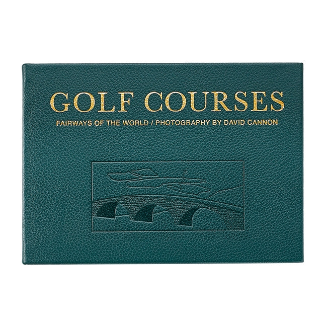 Golf Courses: Fairways of the World Genuine Leather