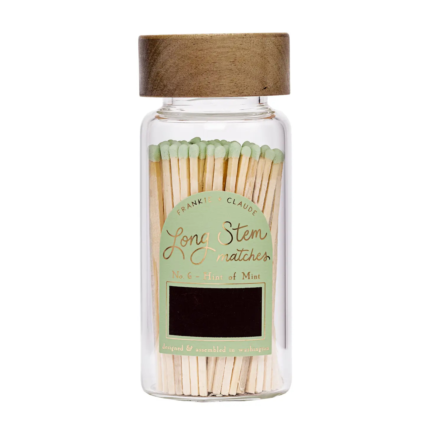 Long Stem Match Jar - Multiple Colors