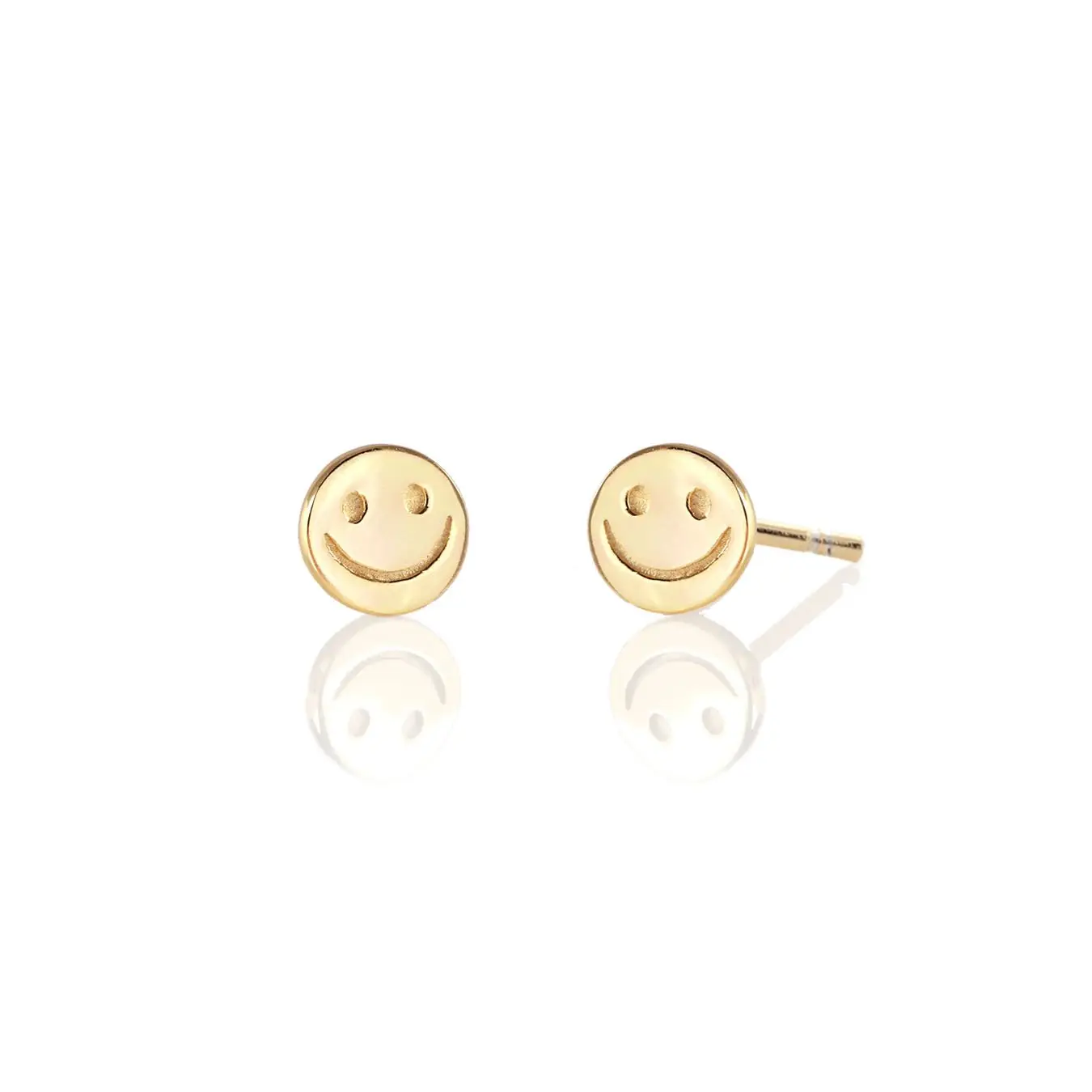 Happy Face Stud Earrings