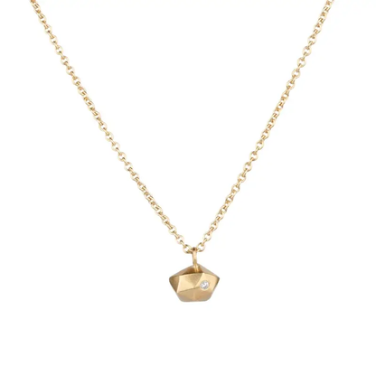 Vermeil Tiny Fragment Diamond Necklace