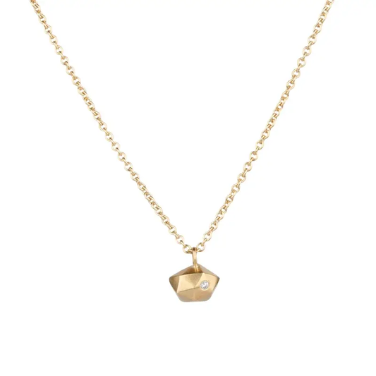 Vermeil Tiny Fragment Diamond Necklace