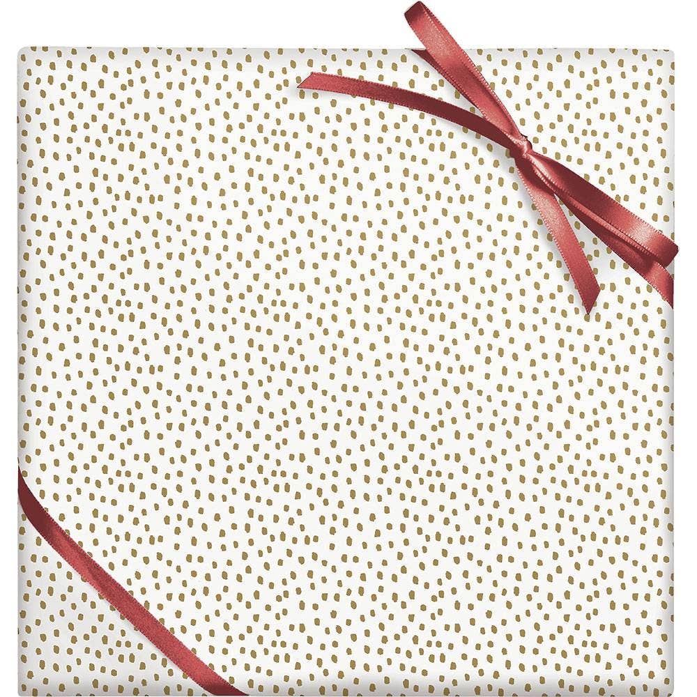 Gold Flurry Wrapping Paper