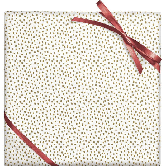 Gold Flurry Wrapping Paper