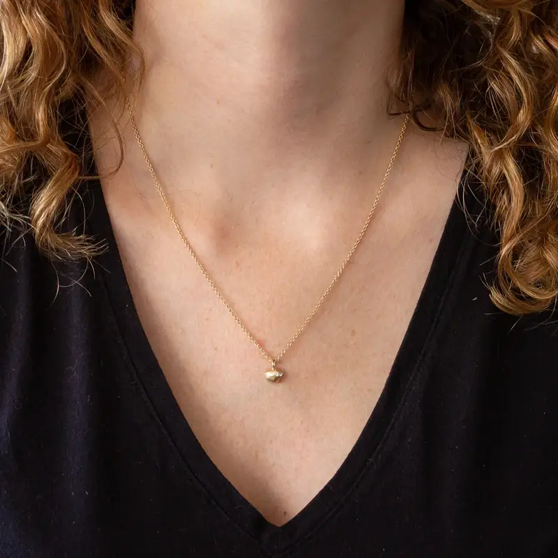 Vermeil Tiny Fragment Diamond Necklace