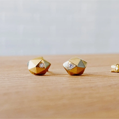 Fragment Diamond Stud Earrings - Multiple Options